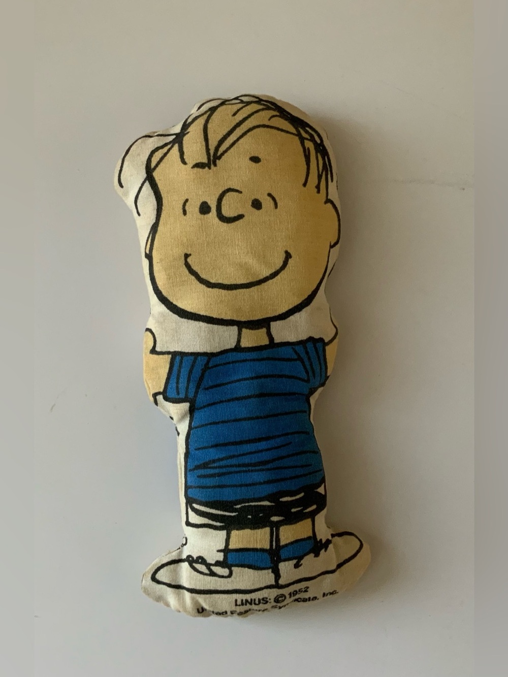 Vintage Linus Character Plush Pillow - Home Accent